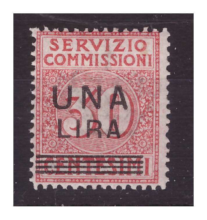 Kingdom 1925 - Servizio Commissions 14 Lyre Su 30 Cent. New MNH