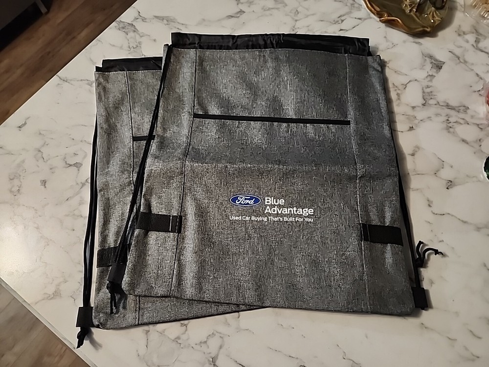 FORD DRAW STRING PULL BAGs X2 OFFICIAL LICENSED FORD GENUINE