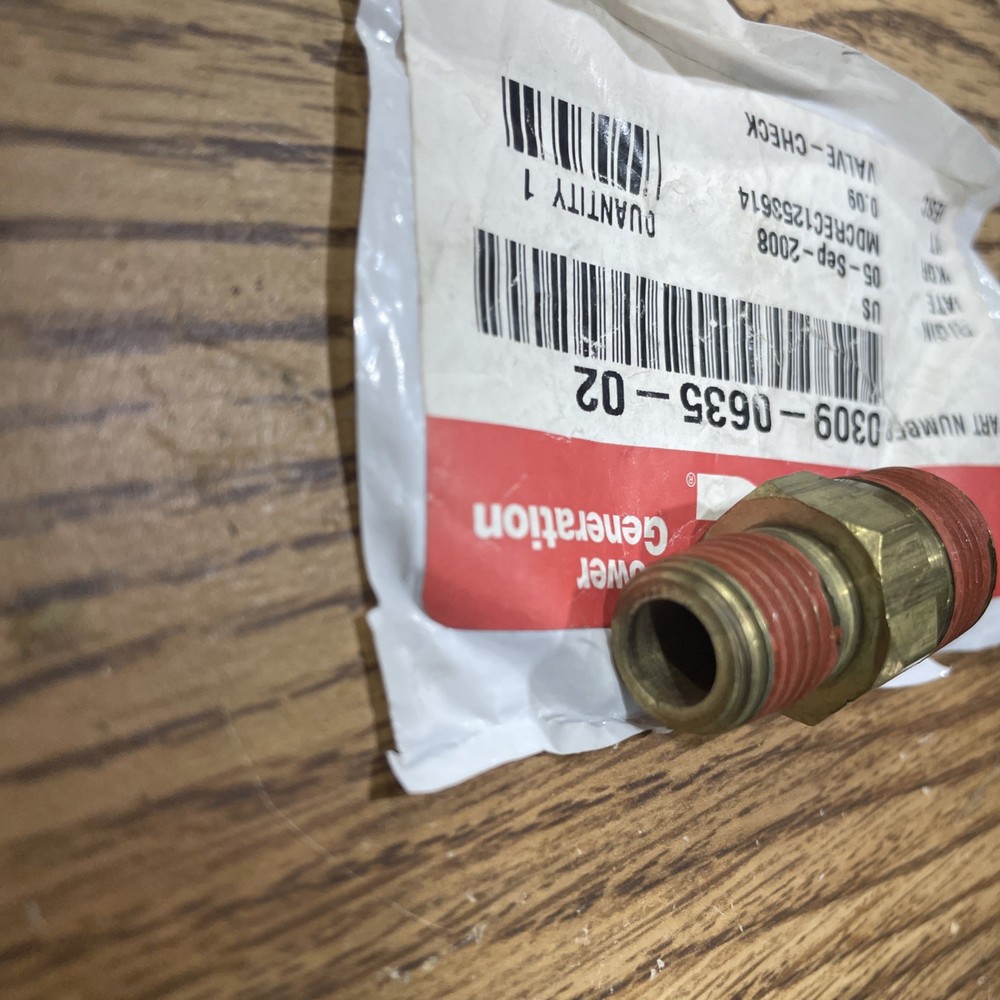 Cummins 0309-0635-02 Check Valve