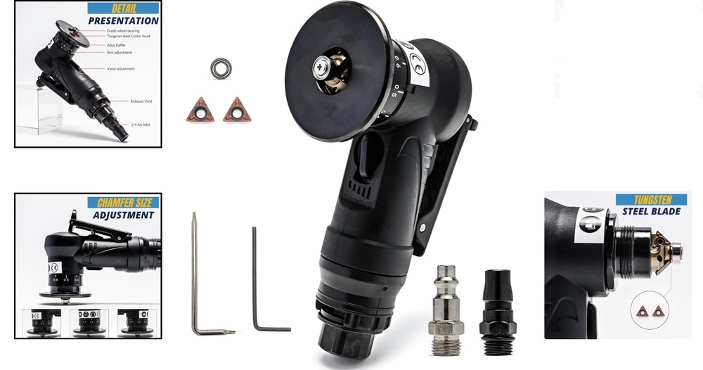 Mini Chamfering Tool 45 Degree Handheld Metal Deburring Trimming Chamfering Mach