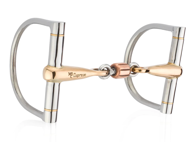 Mikmar Cupreon D-Ring Snaffle with French Link | Horse Bits All Riding Styles