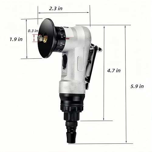 45 Degree Pneumatic Chamfering Tool, Mini Metal Working Fabrication Air Tool,