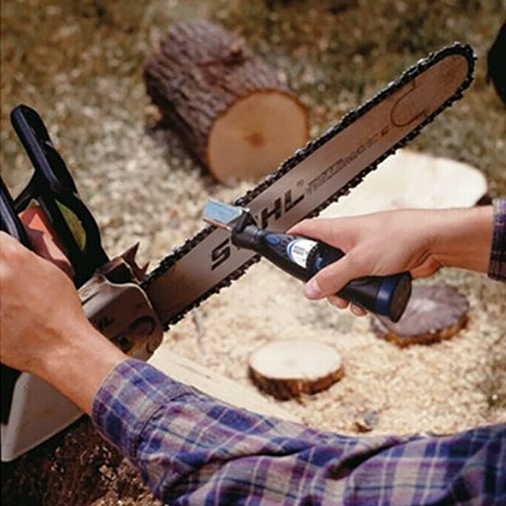 6Pcs/Set Chainsaw Sharpening Attachment Kit for Dremel 1453 Chainsaw Chains Shar