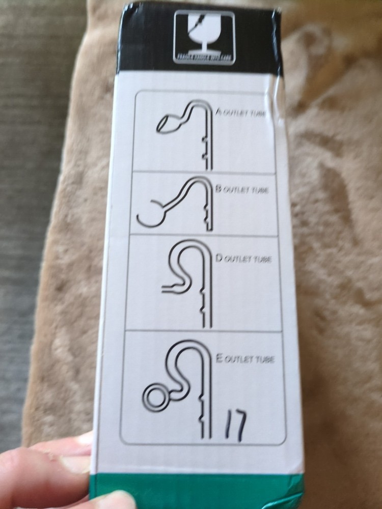 17 mm glass spin Lily pipe