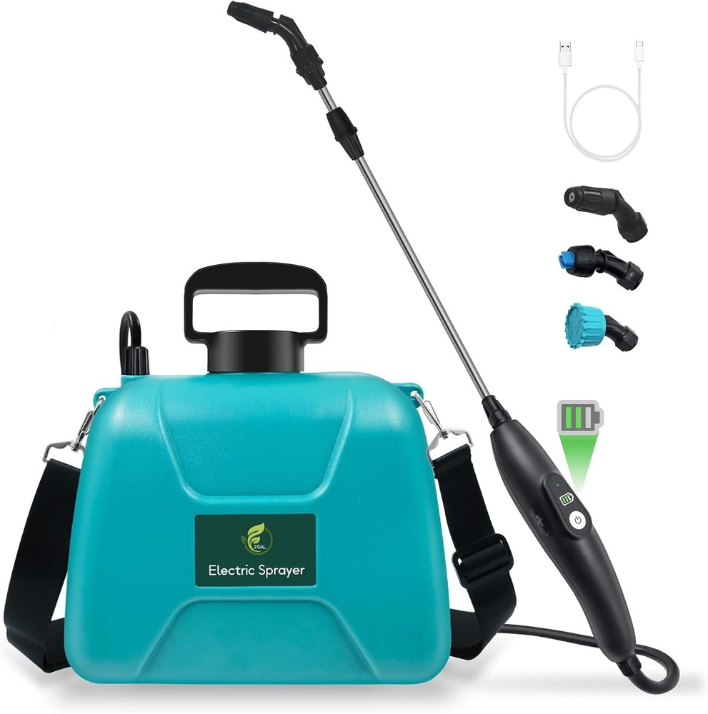 Stylish 2 Gallon Garden Sprayer with Multiple Nozzle Settings for Enhanced Usage
