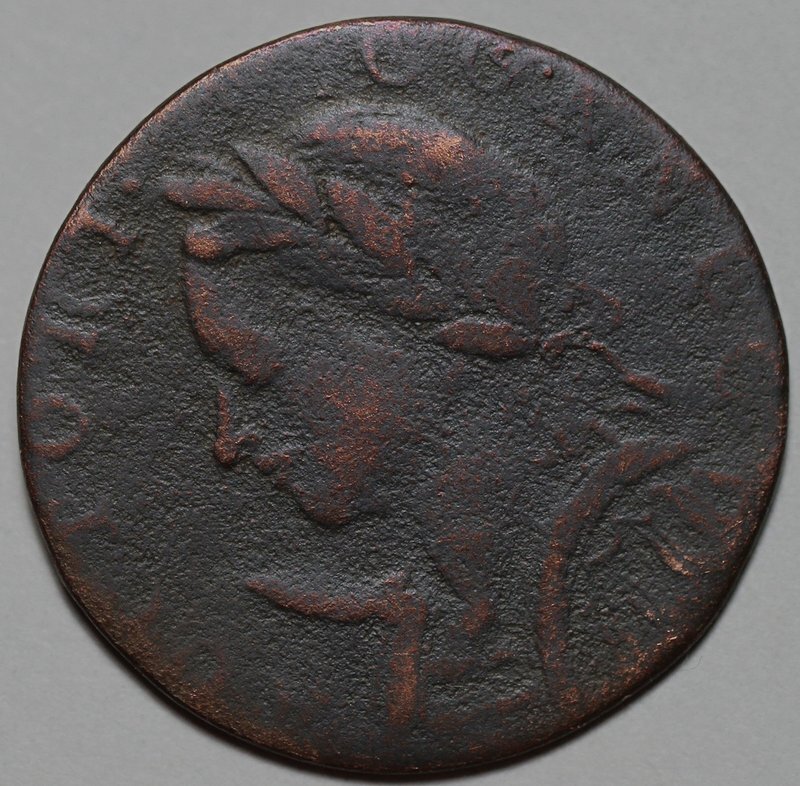 1787 Connecticut Colonial Copper, Horned Bust