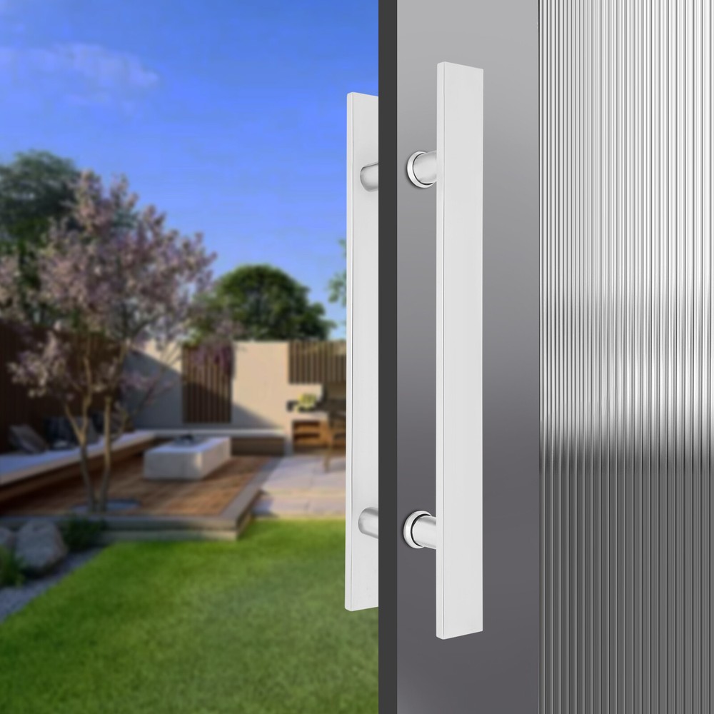 Pull Push Sliding Barn Door Handles H Shape Door Pull Handle Stainless Steel