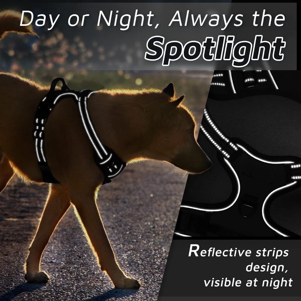 Dog Harness for Medium and Large Dogs, No-Pull Safety Harness
