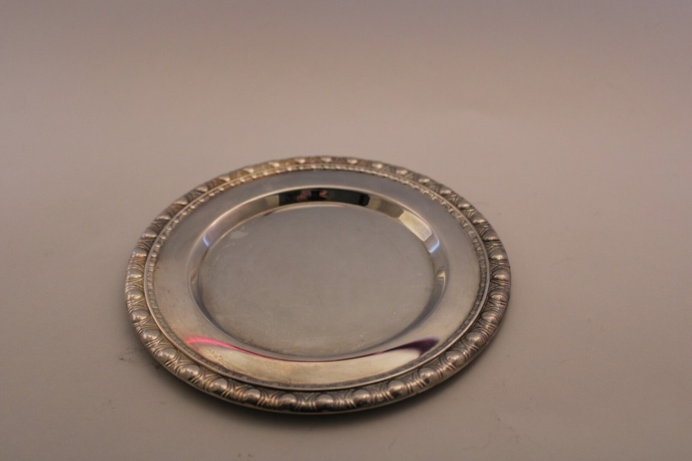 silver plate, inspected 17, flat surface