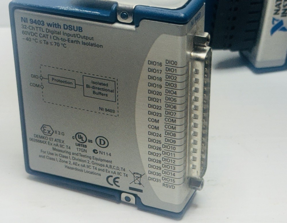 National Instruments NI 9205 cDAQ 32-Channel Analog Input Module 16-Bit ±10V