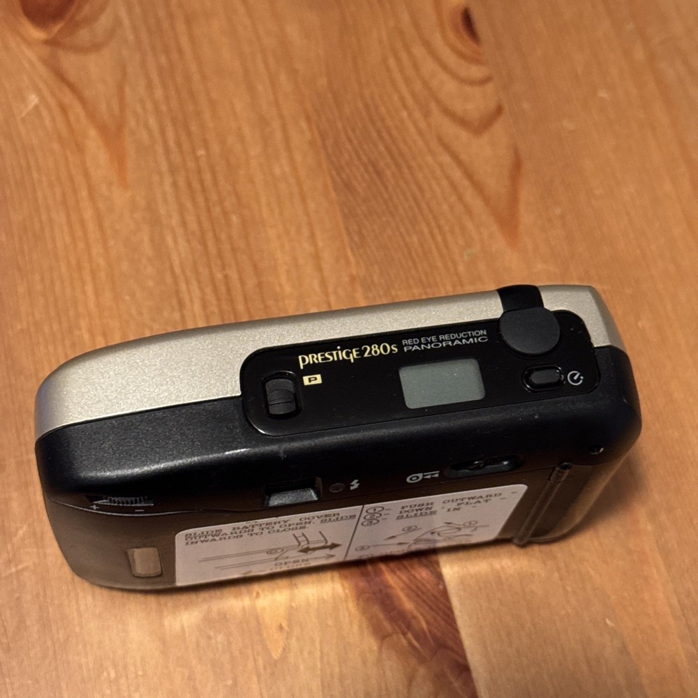 Ansco Tegra 35mm Camera 28mm lens w/panorama mode & flash, Tested & Working!