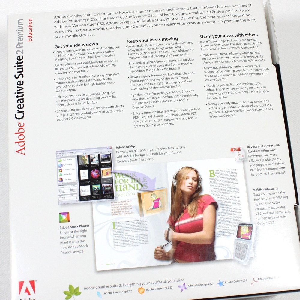 Adobe Creative Suite 2 Premium Education for Windows (2005) Includes Serial Key