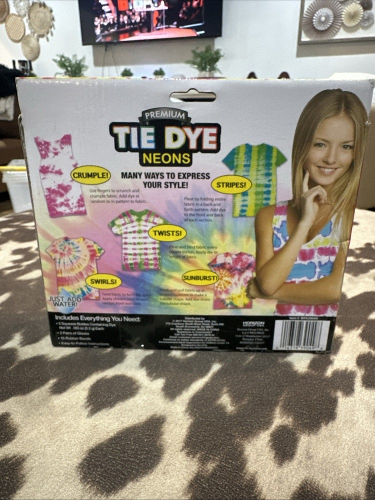 Tie Dye Neons Craft Kit