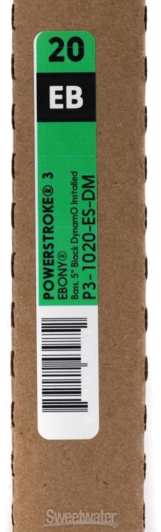 Remo Powerstroke 3 Ebony Drumhead - 20" with 5" Dynamo Installed