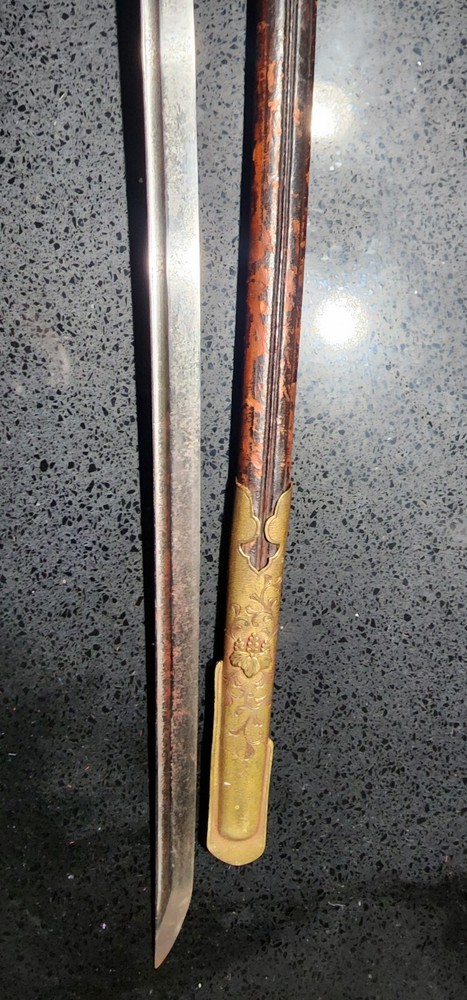 WWII Japanese governmental diplomatic sword with mon