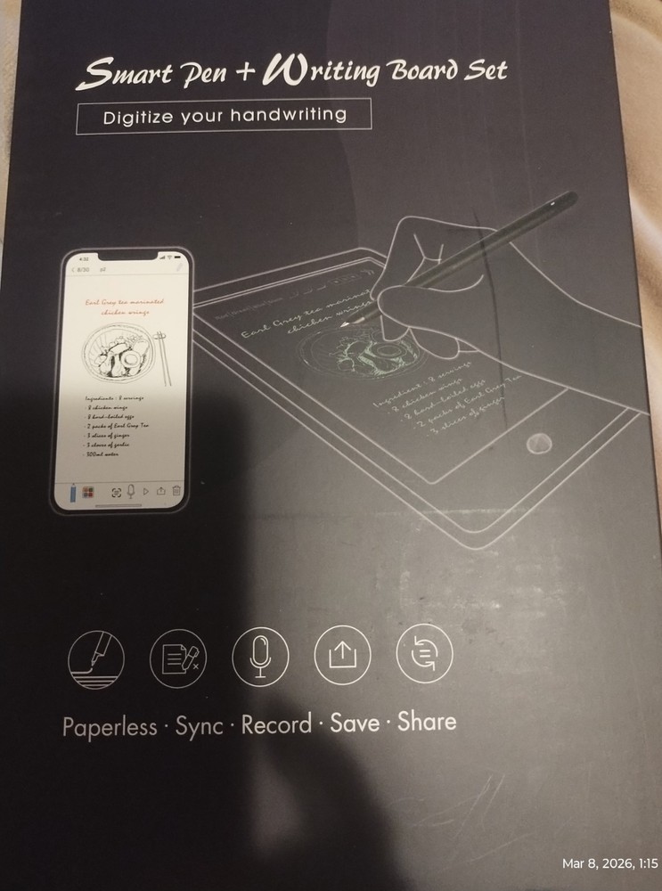 Ophaya Smart Pen & Writing Board New Open Box. Digitize Handwriting, Record Save