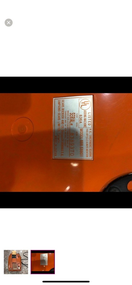 Vintage Adding Machine