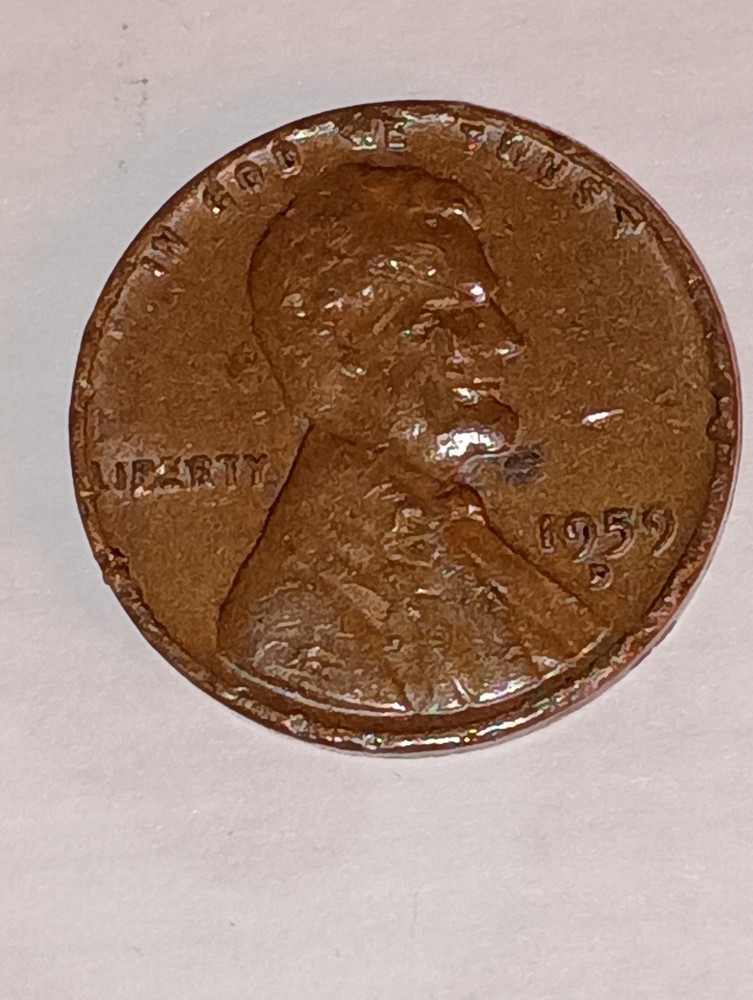 1959 D Mint Mark Penny
