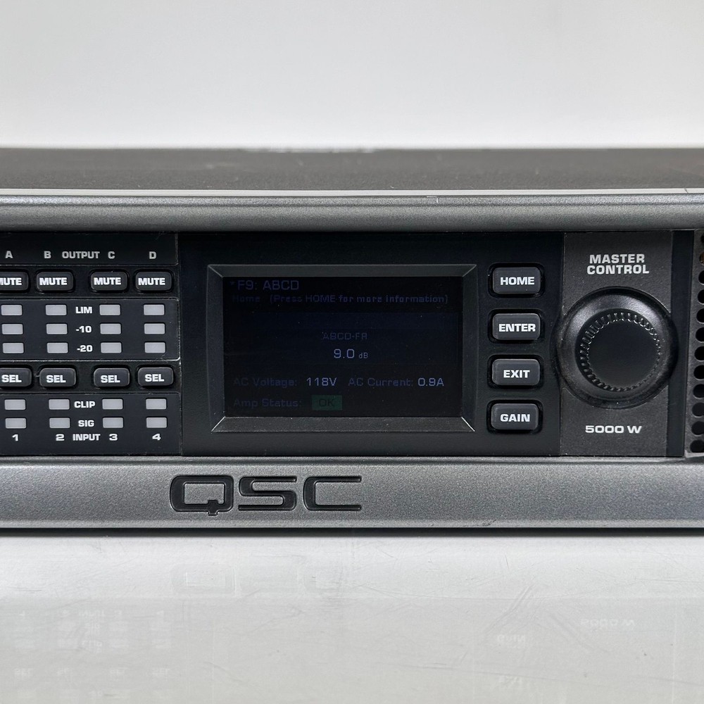 QSC CXD4.5Q 4-Channel Network Amplifier