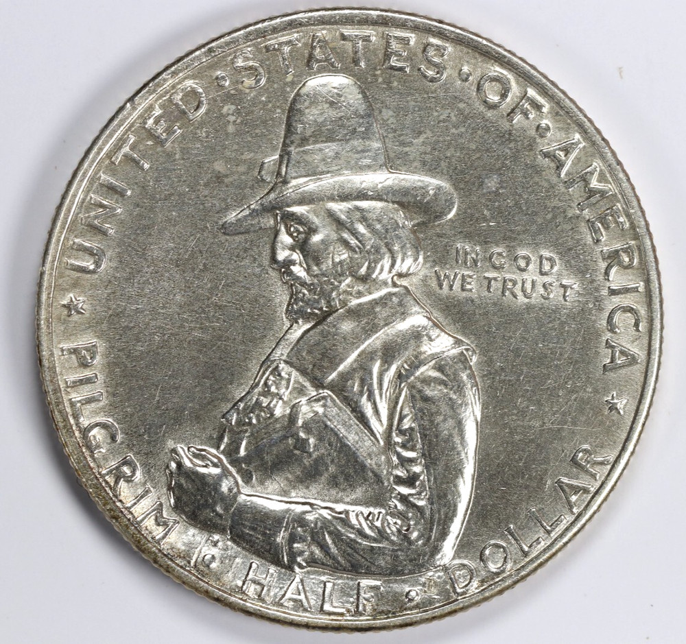 1920 Pilgrim Tercentenary Commemorative Half Dollar 50C