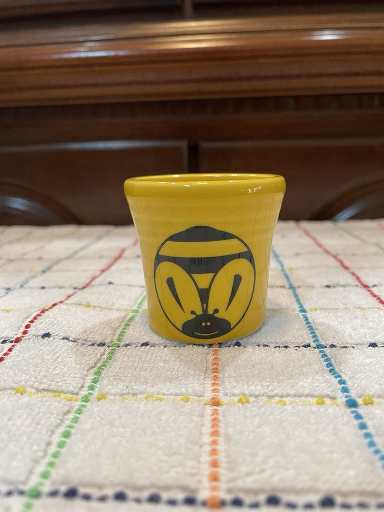 Fiesta Shot Glass Bumble Bee On Daffodil FTCCO Exclusive Pristine First Quality