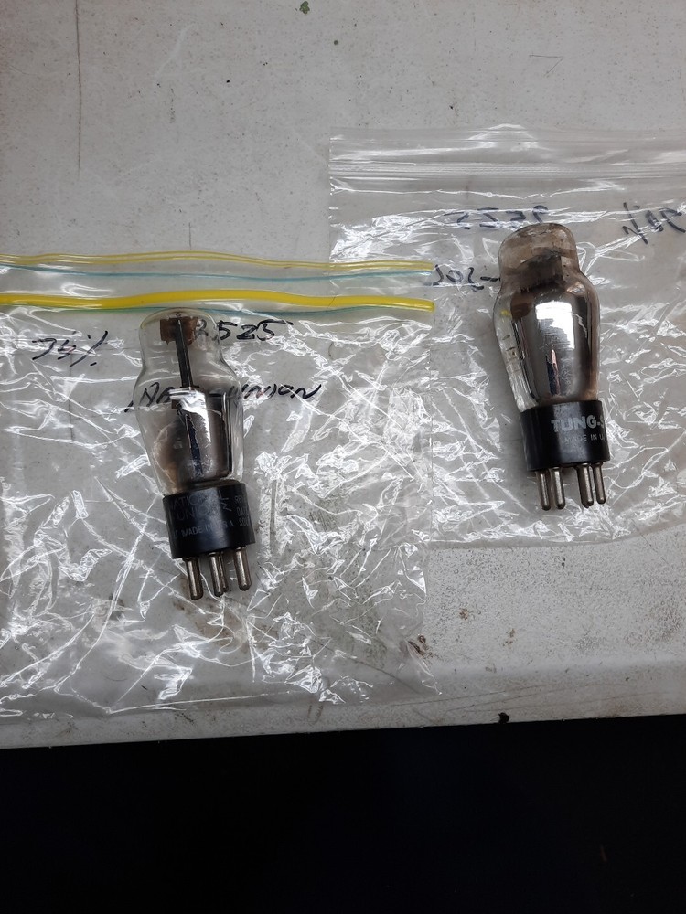 25Z5 Rectifier Tubes Various Brands