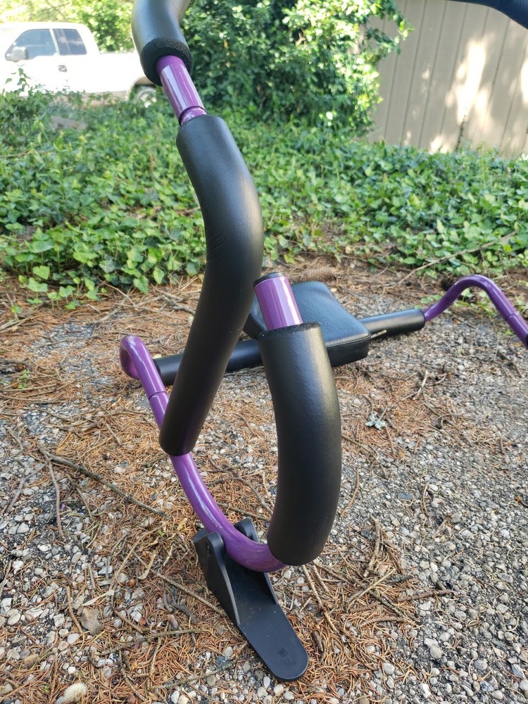 Original Purple Ab Roller Plus Crunch Rocker For Abdominal Exercise Stabilizer
