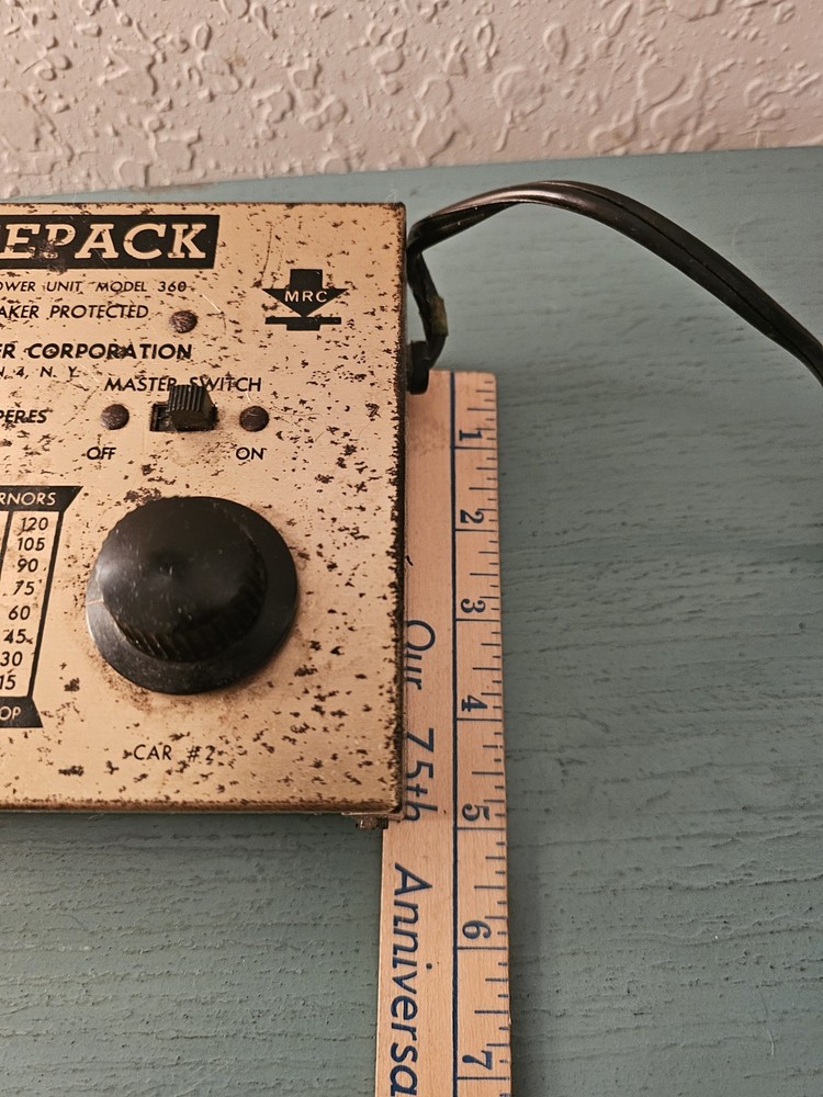 Vintage Model Rectifier Corp RacePack Power Unit Model 360-Works