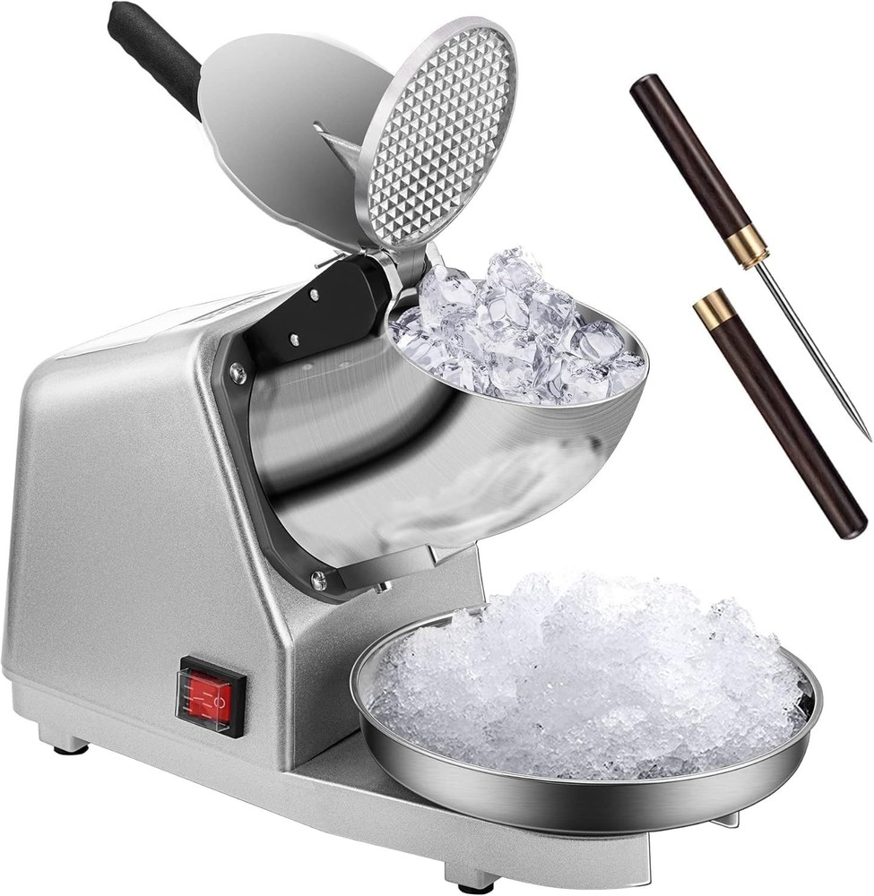 User-Friendly Electric Ice Crusher with Adjustable Texture - 4 Blades, 9.2 lbs