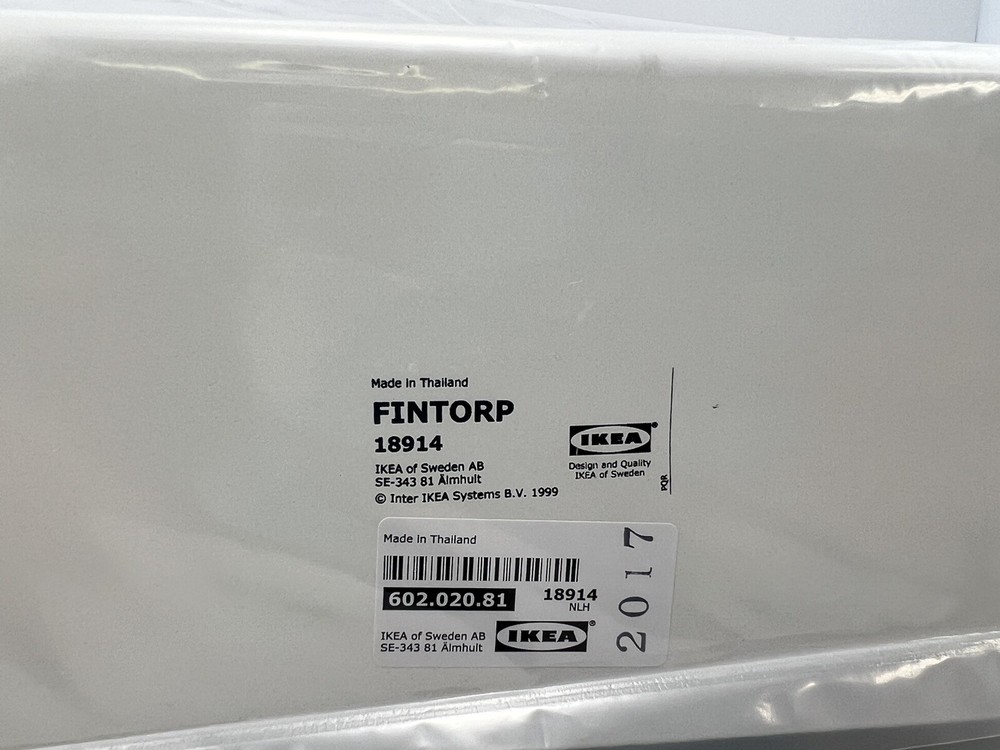 IKEA FINTORP Condiment stand, white, black 14 5/8 " NEW