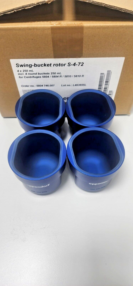 New Eppendorf S-4-72 Swing-Bucket Rotor