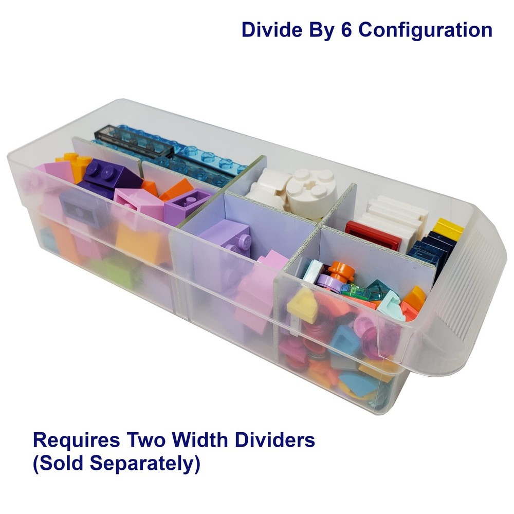 BIN BETTER (16-Pack) Small Drawer Configurable Width Dividers Small, White