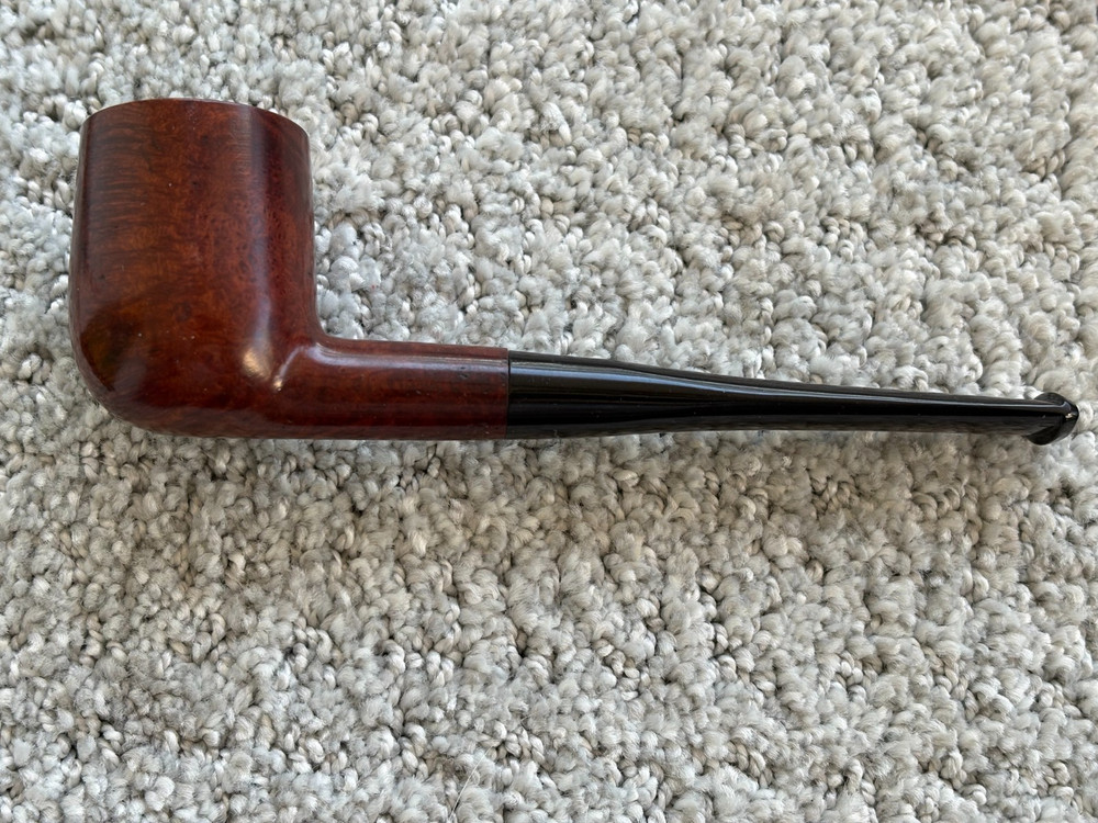 OLE JANSEN BRIAR 1950'S BILLIARD BLUE DOT STEM         AR
