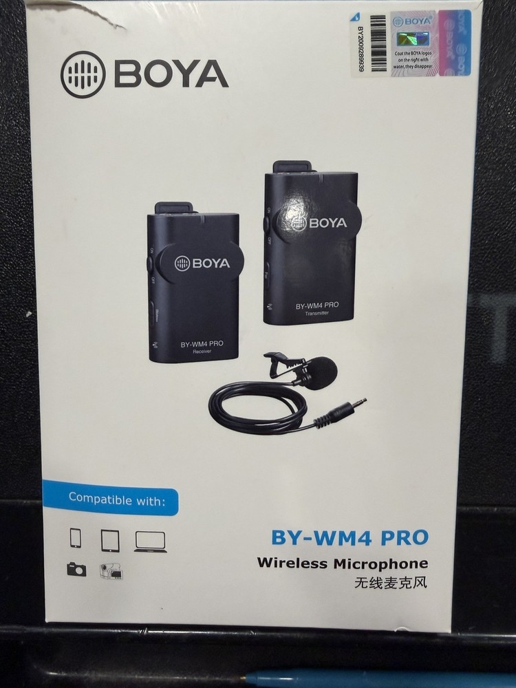 BOYA BY-WM4 Pro Wireless microphone system For Recording Devices