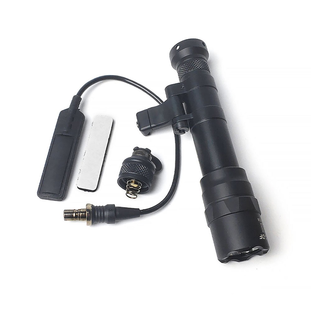M640DF Dual Fuel Tactical LED Flashlight Offset Side Mount Hunting Weapon Light