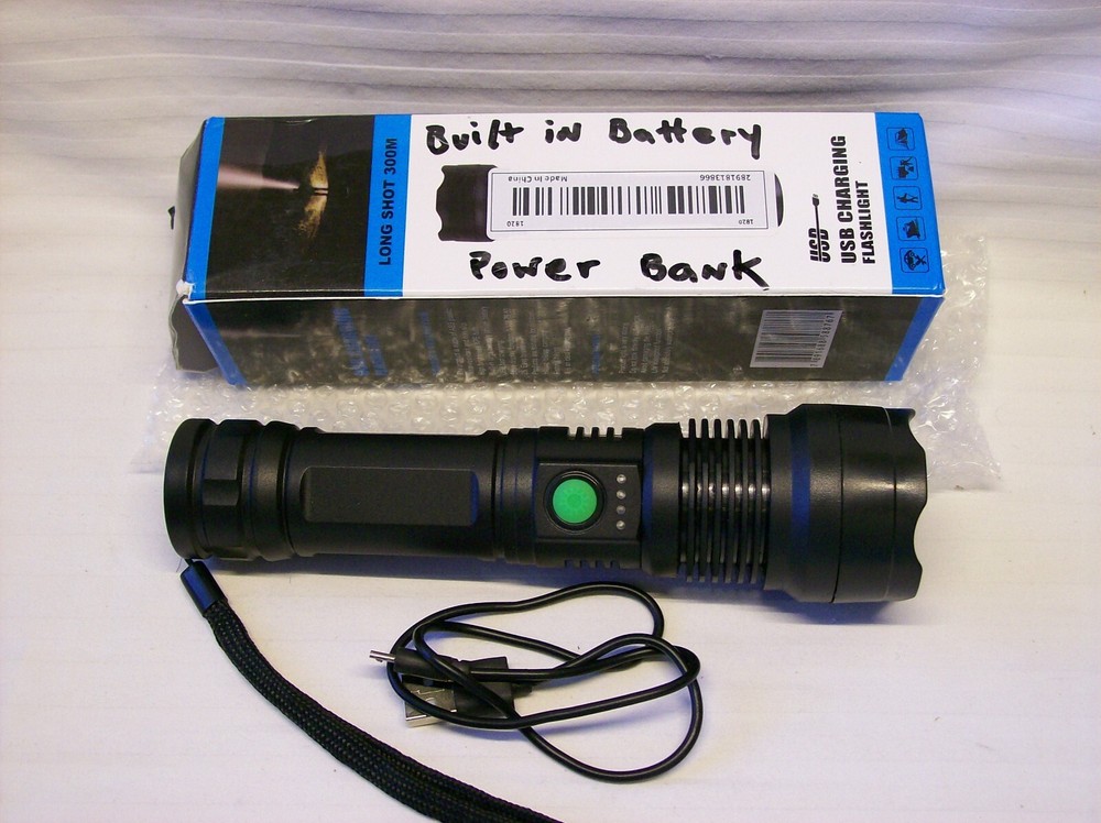 ZLL XHP50 LED Flashlight, Complete w/Built-in Lithium Battery, NIB