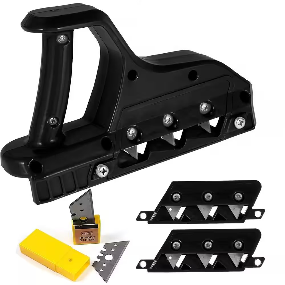 Plasterboard Edger Fast Cutter Precise 45 60 Gypsum Board Chamferer with 10 Blad