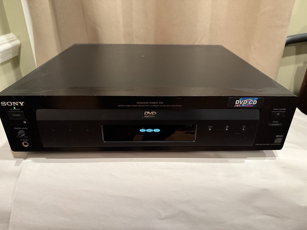 💙Sony DVP-S7000 CD/ DVD player extra SERVICED,  Fully Functional