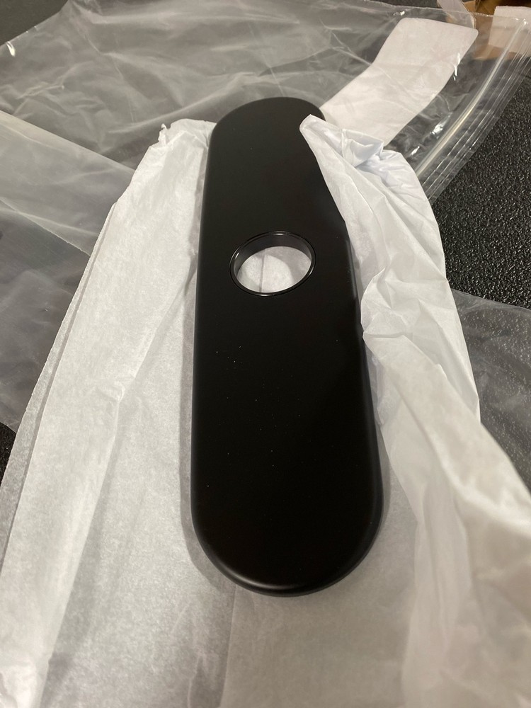 Speakman SB MB Deck Plate, Matte Black