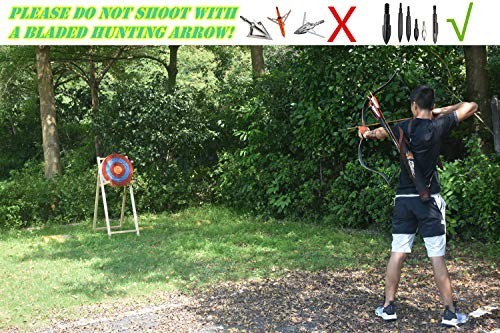 Handmade Straw Archery Target - Recurve & Compound Bow Arrow Target, 3D Design