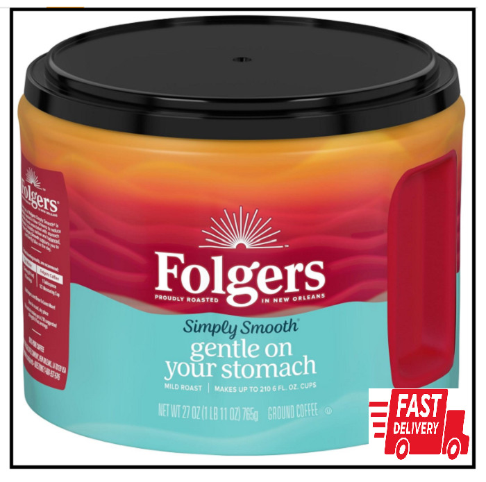 Folgers Simply Smooth Ground Coffee 27 Ounce