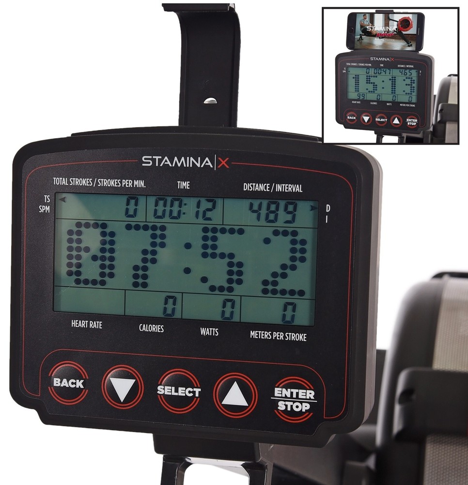 Stamina X AMRAP Rower Rowing Machine Cardio Exercise 35-1423 NEW