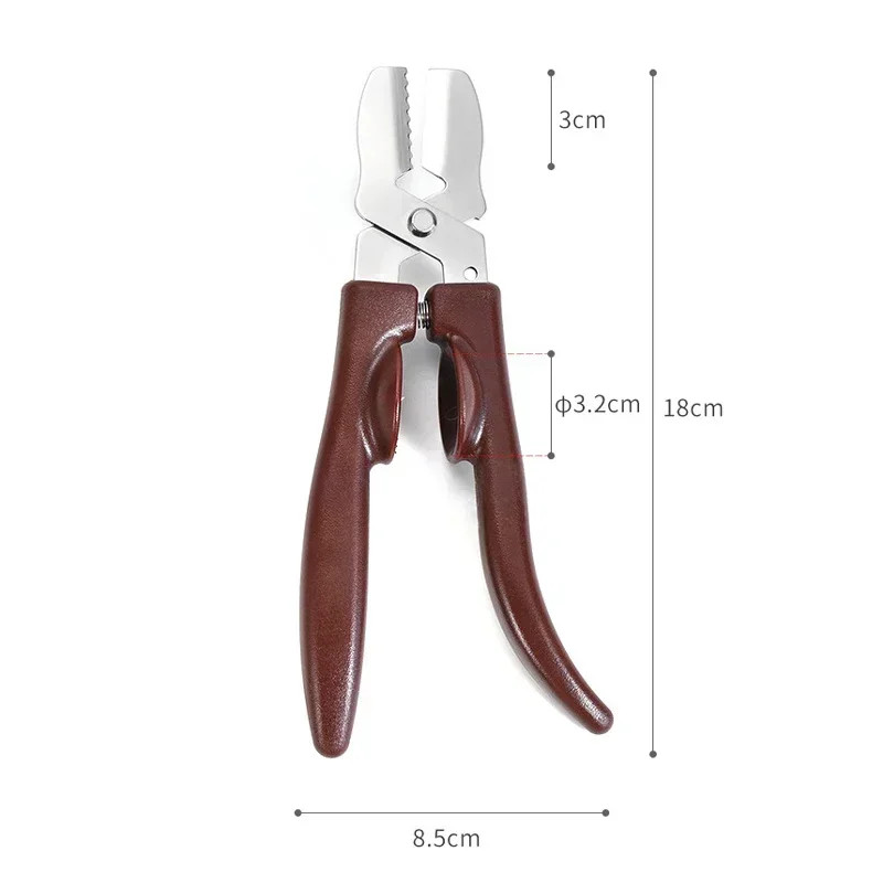 Creative Chestnut Clip Stainless Steel Walnut Clip Multi-Functional Sheller Ches