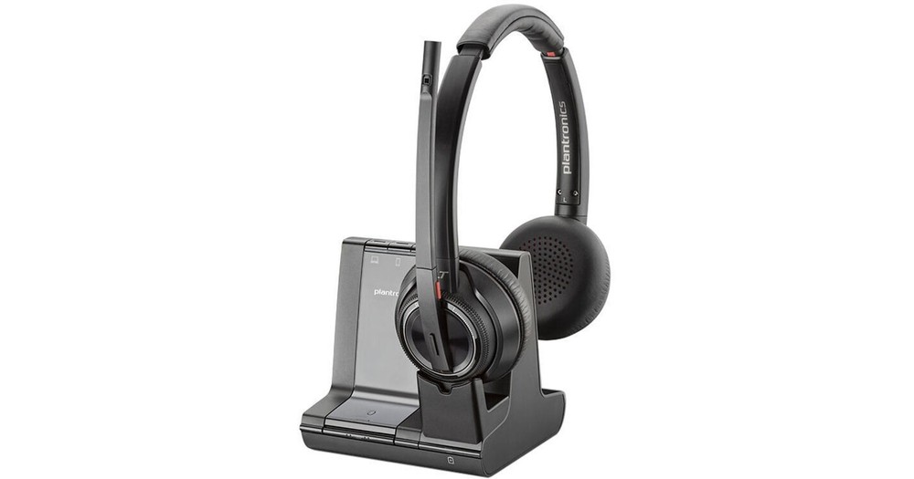 Plantronics Poly SAVI 8220 Office Wireless DECT Headset System - 7S4B5AA#ABA