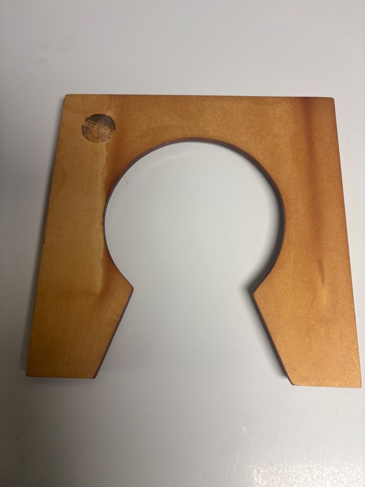 HAND MADE WOODEN GOLF DISC FOR PUTTING PRACTICE