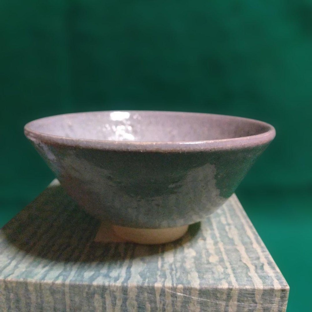Tea Utensils Gray ceramic with box