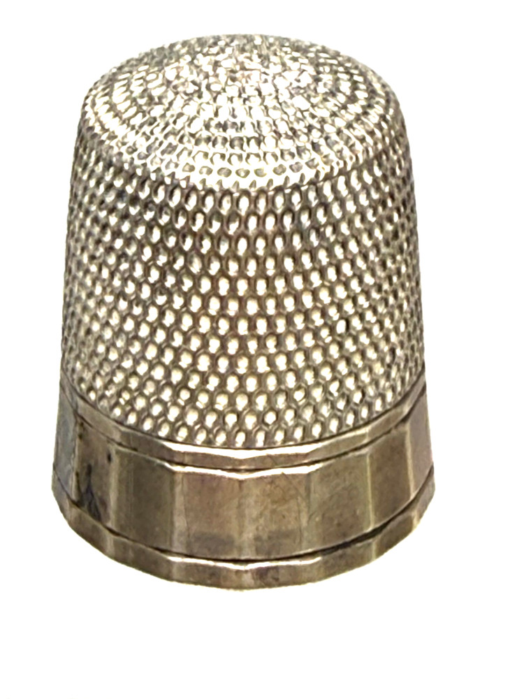 Antique Rare USA Sterling Silver Thimble 11