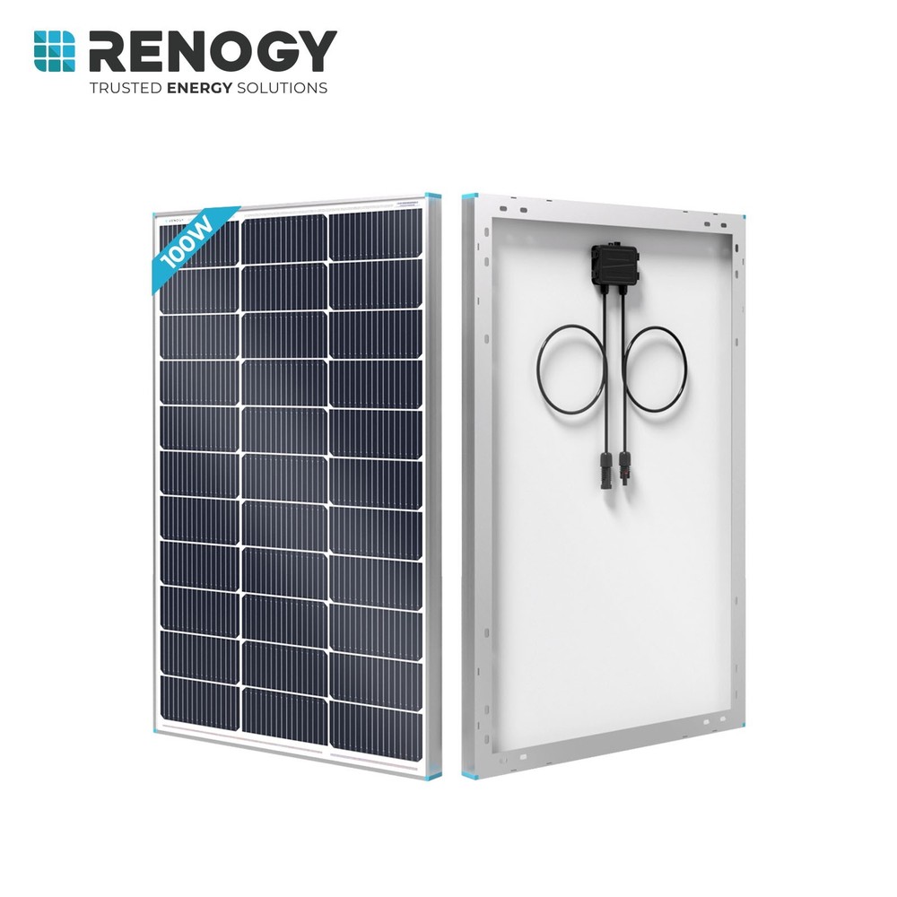 Renogy 16BB N-Type 100 Watt Solar Panel PV Off-Grid Power Module High Efficiency