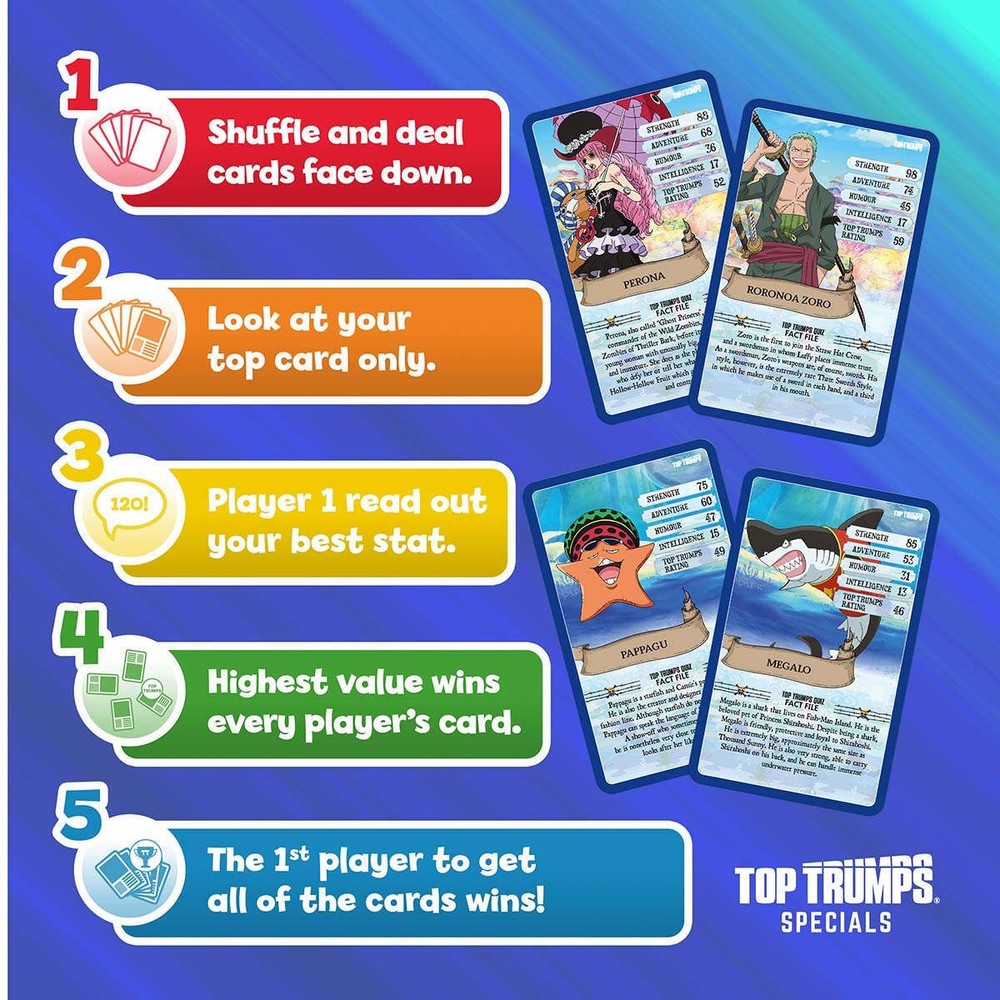 One Piece Top Trumps Card Game