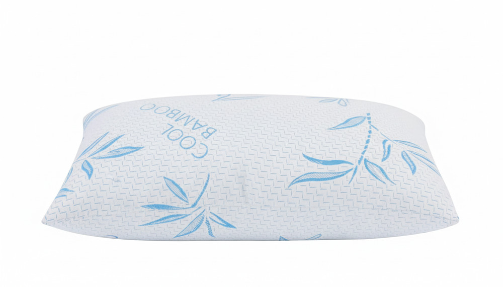Adjustable Bamboo Bed Pillow, Cool Bamboo Sleeping Pillow, Shredded Memory Foam